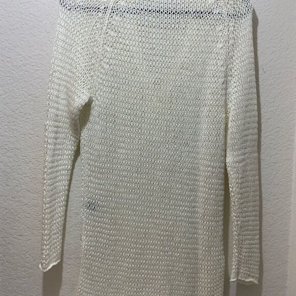 Ralph Lauren Loose Knit Sweater white jumper size L - Picture 6 of 9